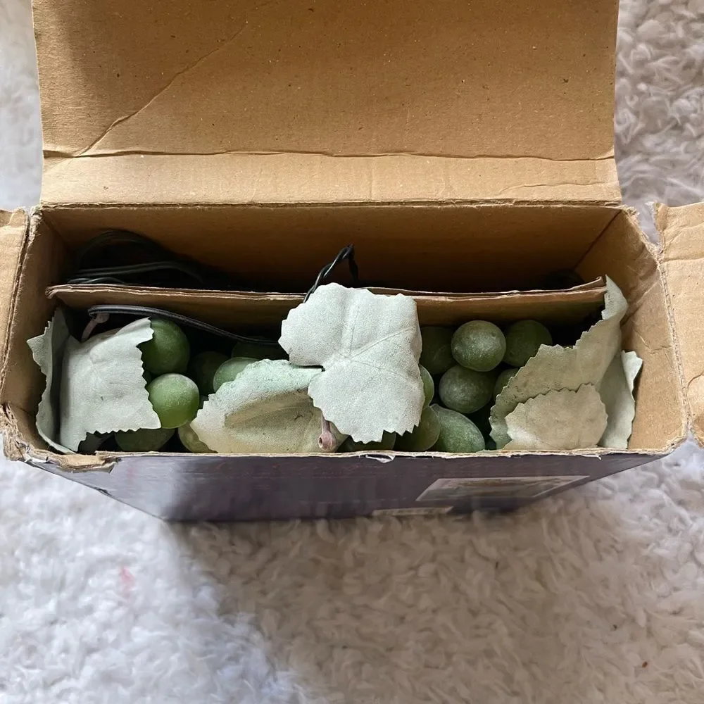 GKI Bethlehem Lighting Green Triple Grape Cluster Rice Lights in Original Box